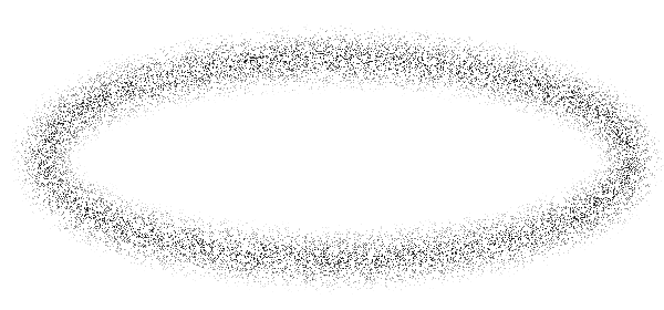 shape of ellipse with frame, gradient