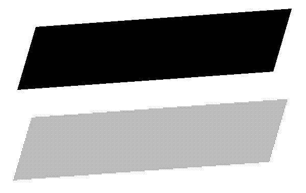 shape of parallelogram with fill, normal